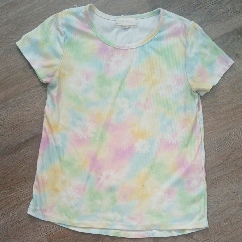 btween Pastel Tie-Dye Kids Tee